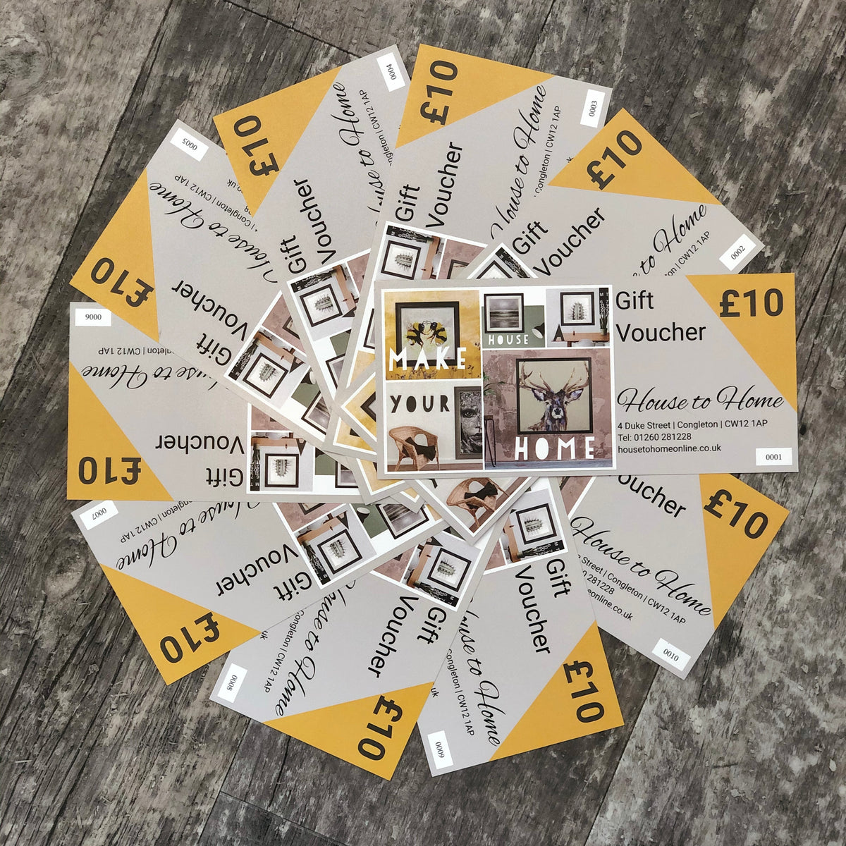 Gift Voucher House to Home Interiors