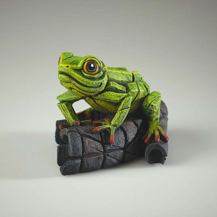 Edge Sculpture Green Frog by Matt Buckley