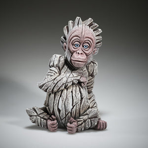 Edge Sculpture White Baby Orangutan by Matt Buckley