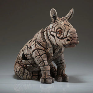 Edge Sculpture Rhino Cub by Matt Buckley