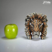 Load image into Gallery viewer, Edge Sculpture Miniature Lion Bust Savannah by Matt Buckley
