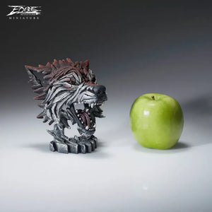 Edge Sculpture Miniature Wolf Bust by Matt Buckley
