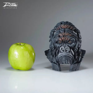 Edge Sculpture Miniature Gorilla Bust by Matt Buckley