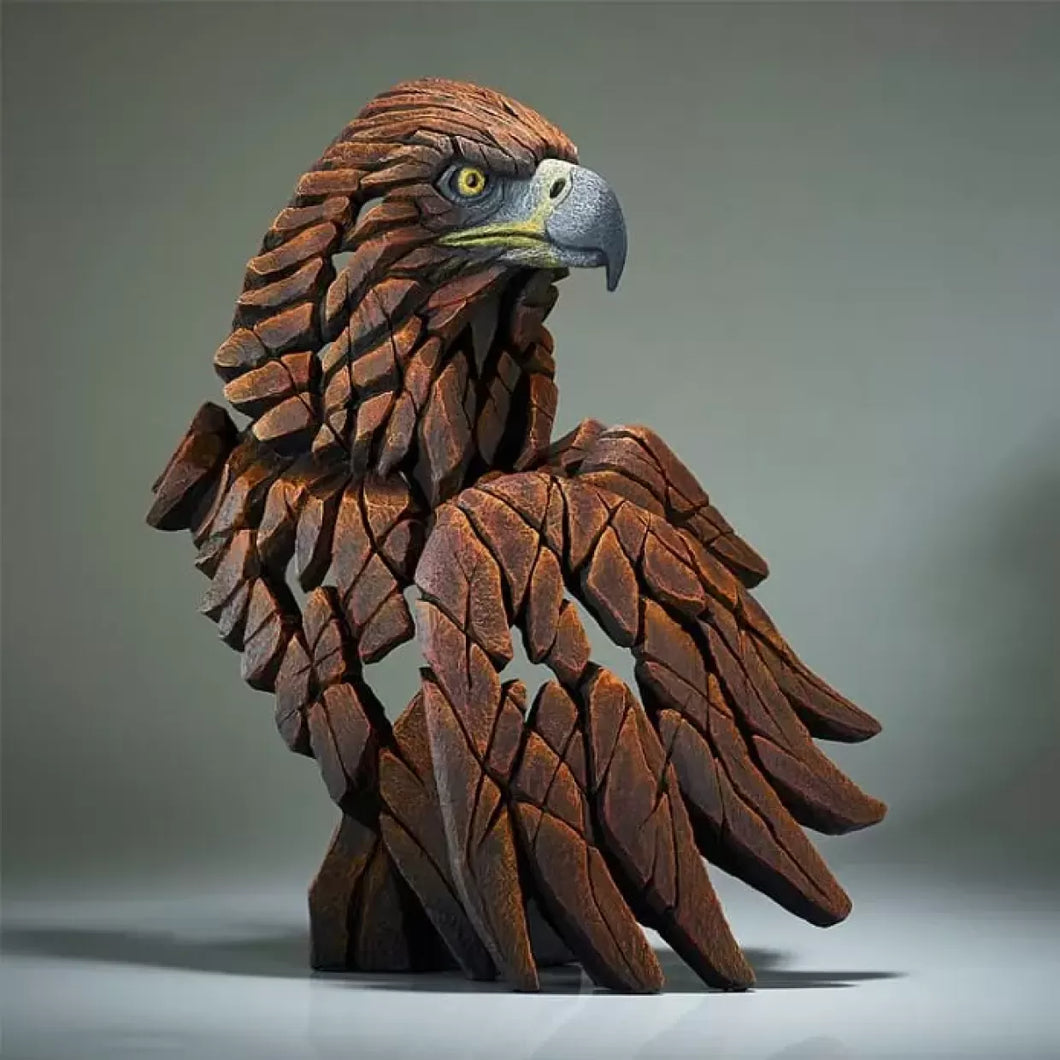 Edge Sculpture Golden Eagle Bust by Matt Buckley
