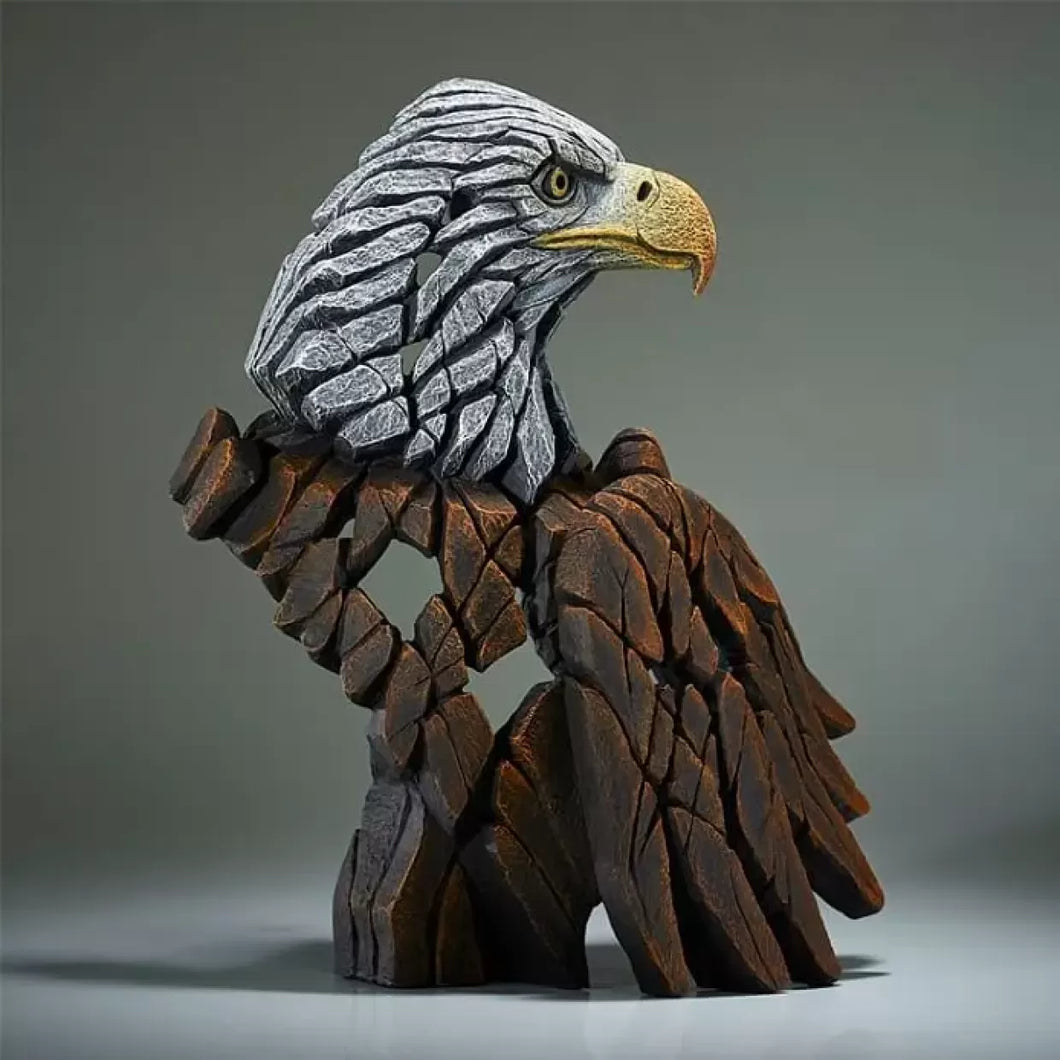 Edge Sculpture Bald Eagle Bust by Matt Buckley