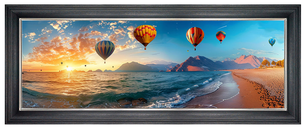 Balloons Over Sea & Sand
