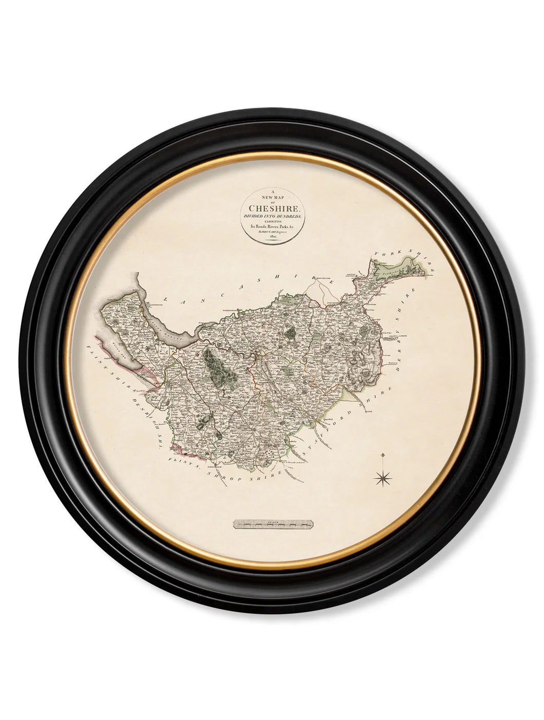 Cheshire County Map