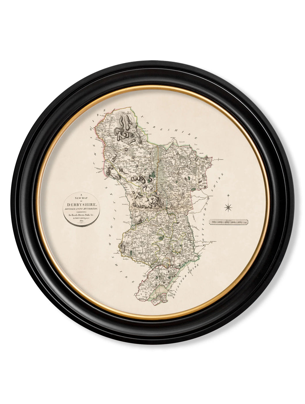 Derbyshire County Map
