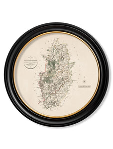 Nottinghamshire County Map