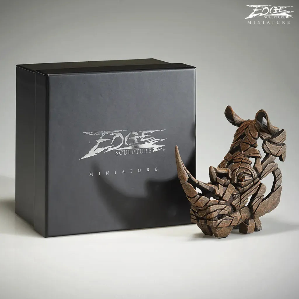 PRE ORDER Edge Sculpture Miniature Rhino by Matt Buckley
