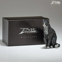 Load image into Gallery viewer, Edge Sculpture Miniature Black Cat by Matt Buckley
