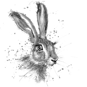 Hunter Hare Framed Print