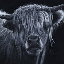 Load image into Gallery viewer, Hugo Highland Cow Framed Print
