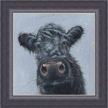 Load image into Gallery viewer, Madge Cow Framed Print

