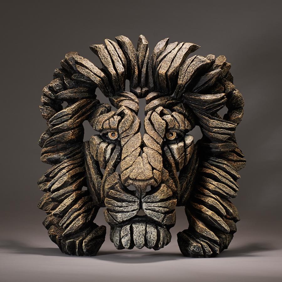 Edge Sculpture Lion Bust by Matt Buckley