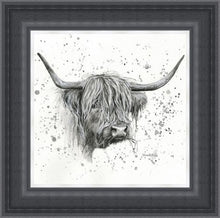 Load image into Gallery viewer, Donal Highland Cow Framed Print
