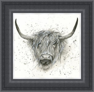 Duncan Highland Cow Framed Print